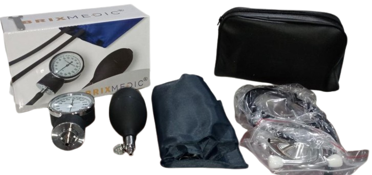 TENSIOMETRO MANUAL CON ESTETOSCOPIO BRIXMEDIC