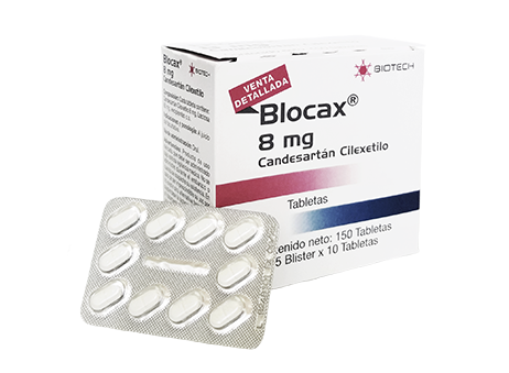 BLOCAX 8 MG X 10 TAB CANDESARTAN