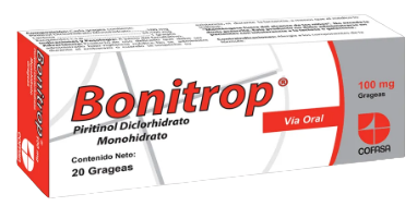 BONITROP PIRITINOL100MG X 20 TAB COFASA