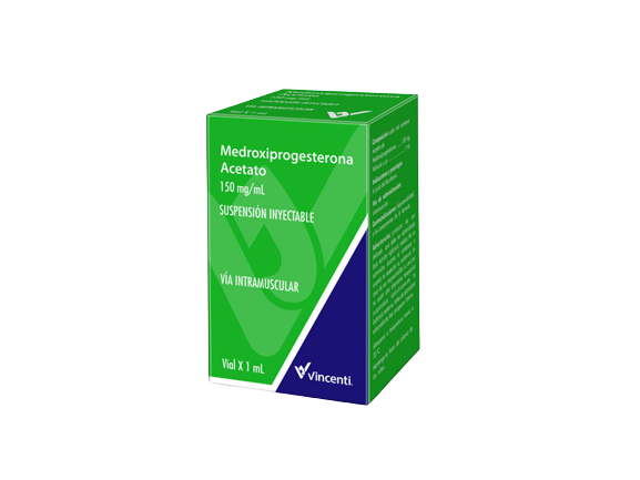 MEDROXIPROGESTERONA 150MG/ML X 1 AMP I.M VICENTI