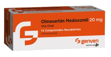 OLMESARTAN 20MG X 14 COMP GENVEN