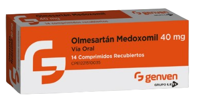 OLMESARTAN 40MG X 14 COMP GENVEN