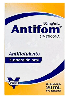 ANTIFOM SIMETICONA 80MG/ML SUSP ORAL X 20ML