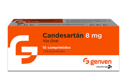 CANDESARTAN 8MG X 10 COMP GENVEN