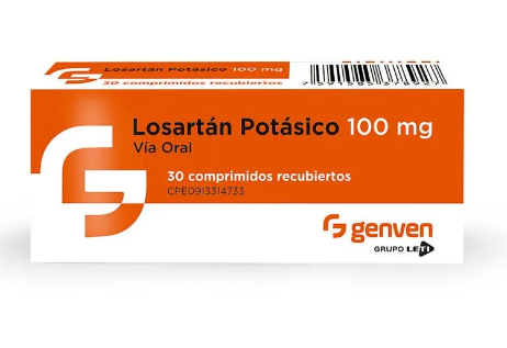 LOSARTAN POTASICO 100MGX30 COMP GENVEN