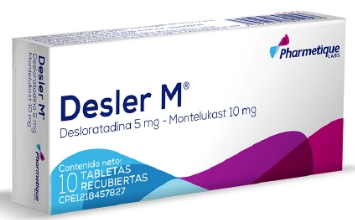 DESLER M DESLORATADINA 5MG-MONTELUKAST 10MG X 10 TAB