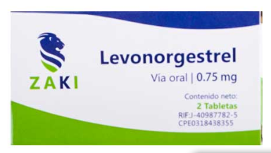 LEVONORGESTREL TAB 0,75MG X 2 TAB ZAKI