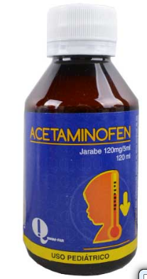 ACETAMINOFEN 120MG/5ML X 120ML QUIMFAR