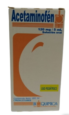 ACETAMINOFEN 120MG/5ML X 100ML BIOQUIMICA