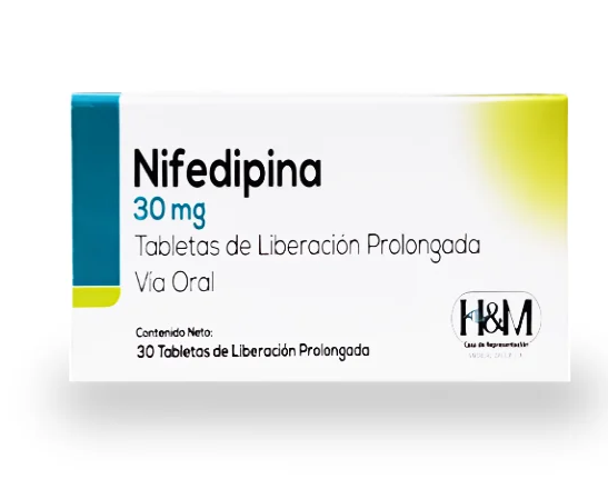 NIFEDIPINA LP 30 MG X 30 TAB H&M