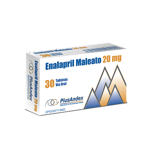 ENALAPRIL 20 MG X 30 TAB PLUSANDEX