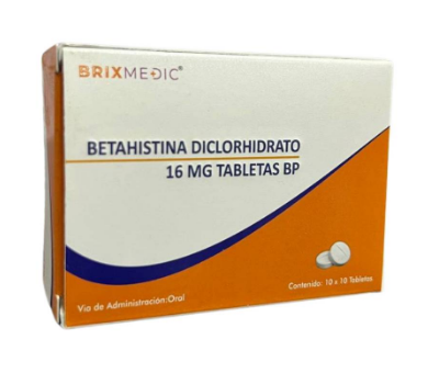 BETAHISTINA 16 MG X 30 TAB DISTRILAB 