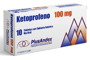 KETOPROFENO 100 X 10 CAP PLUSANDEX