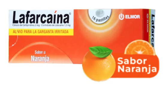 LAFARCAINA NARANJA X 16 TAB