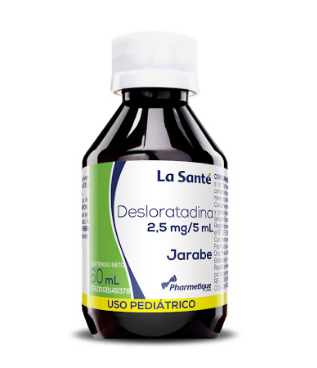 DESLORATADINA 2.5MG/5ML JARABE X 60ML LA SANTE