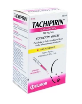 TACHIPIRIN 100MG/ML GOTAS X 30ML ELMOR acetaminofen