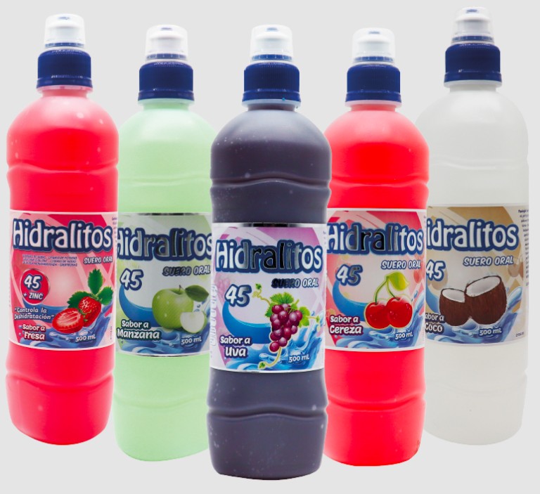 HIDRALITOS 45 SUERO ORAL 500ML SURTIDOS