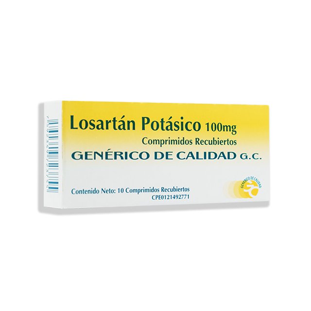 LOSARTAN 100 MG X 10 TAB VARGAS GC