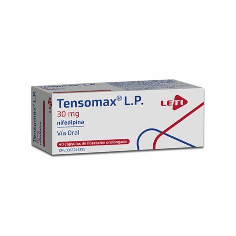 TENSOMAX (NIFEDIPINA) LP 30MG X 30 CAP