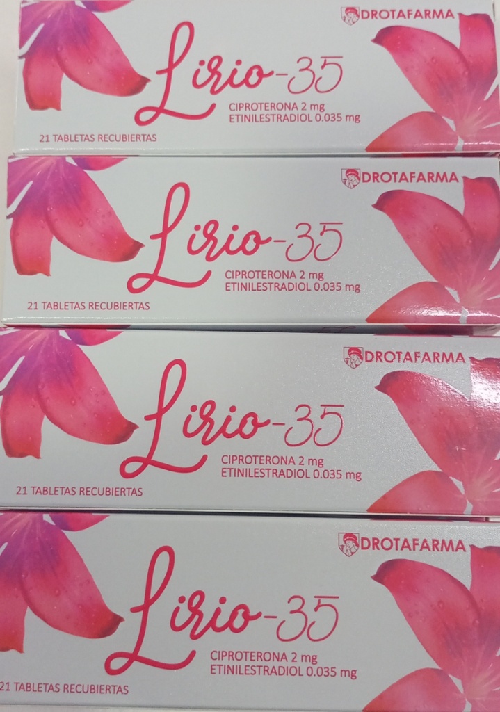 LIRIO 35 CIPROTER2 MG + ETINIL0.035 X 21 TAB