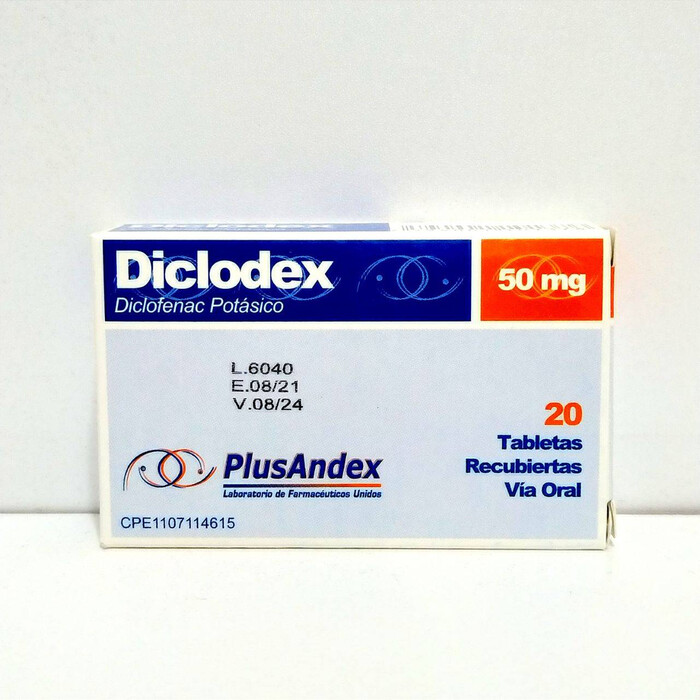 DICLODEX 50 MG X 10 TAB DICLOFENAC