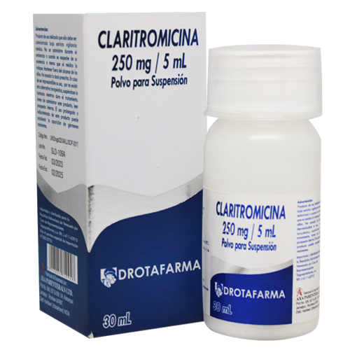 CLARITROMICINA 250MG/5ML X 30 ML DROTAFARMA
