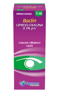 BACTIN GOTAS OFTALMICAS0.3% X 5 ML CAPSUVEN
