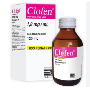 CLOFEN SUSP1.8MG/ ML PED X 120 ML DICLOFENAC