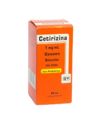 CETIRIZINA 1MG X 60ML GENVEN