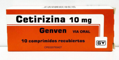 CETIRIZINA TAB 10MG X 10 GENVEN
