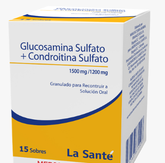 GLUCOSAMINA+CONDROITINA 1500/1200MG X 15 SOBRES LA SANTE