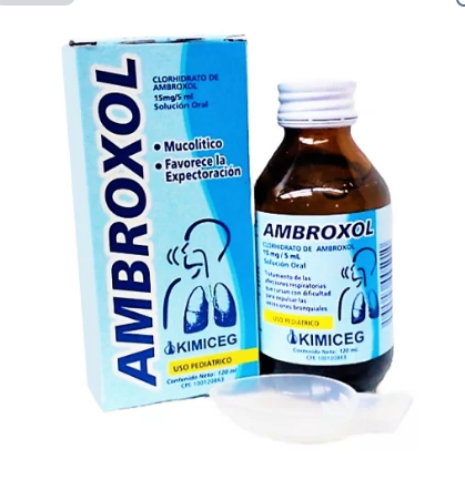 AMBROXOL 15MG/5ML JBE PED X 120 ML KIMICEG
