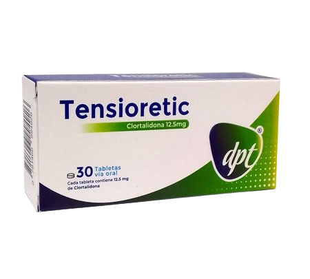 TENSIORETIC CLORTALIDONA 12,5MG X 10 TAB