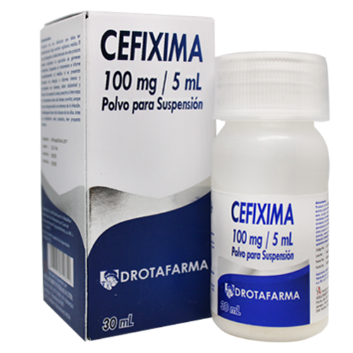 CEFIXIMA SUSP PED 100MG/5ML X 30 ML DROTAFARMA