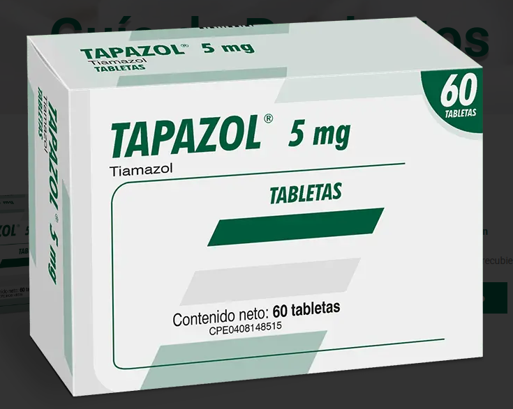TAPAZOL 5MG. X60 TABLETAS TIAMAZOL