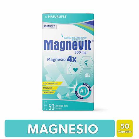 MAGNEVIT ADVANCE 4 MAGNESIOS X 50 CAP