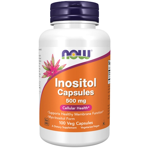 INOSITOL 500 MG X 100 CAP NOW FOODS
