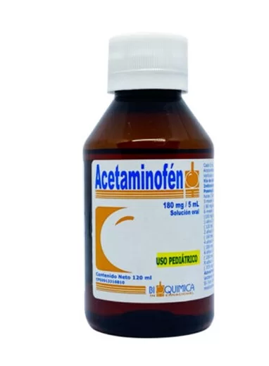 ACETAMINOFEN 180MG/5ML X 120ML BIOQUIMICA