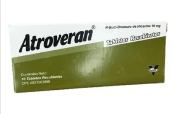 ATROVERAN HIOSCINA 10 MG X 10 TABLETAS