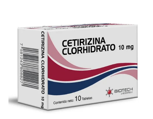 CETIRIZINA 10 MG X 10 TAB BIOTECH