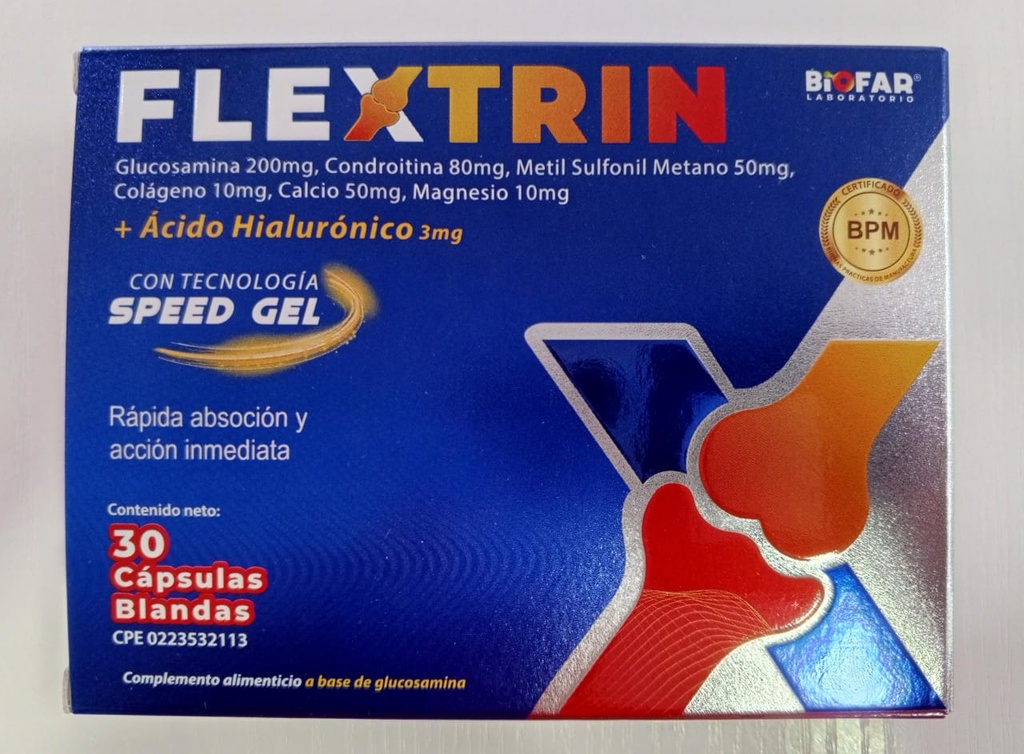 FLEXTRIN X 30 CAP GLUCOSAMINA