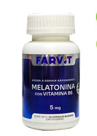 MELATONINA 5 MG X 30 CAPSULAS  FARVIT