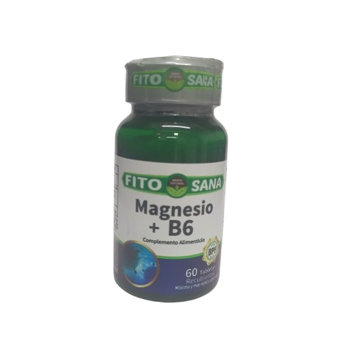 MAGNESIO + B6 X 60 TAB FITOSANA