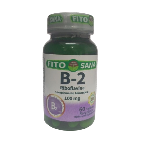 VITAMINA B2 X 60 TAB FITOSANA