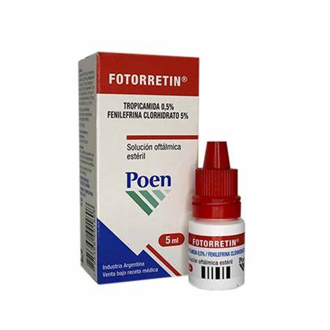 FOTORRETIN GOTAS FENILEFRINA + TROPICAMIDA