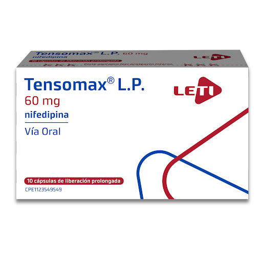 TENSOMAX (NIFEDIPINA) LP 60MG X 10 CAP. BLISTER