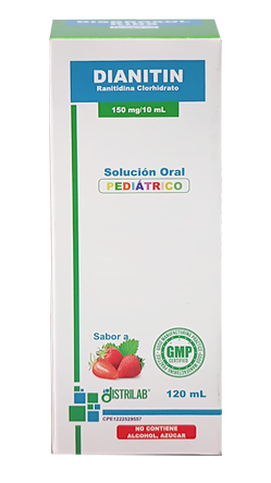 DIANITIN 150MG/10ML 120 ML RANITIDINA RANIFLUX
