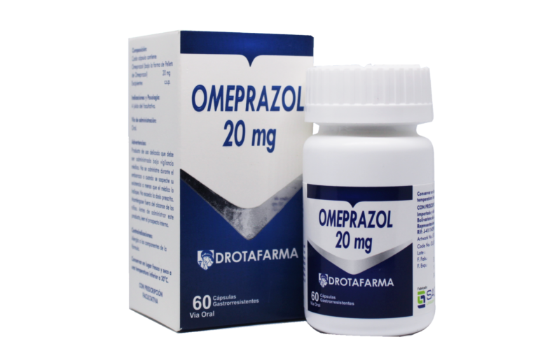 OMEPRAZOL 20MG FRASCO X 60 CAPS DROTAFARMA