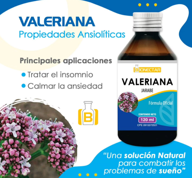 VALERIANA JARABE 120 ML BIONECTAR