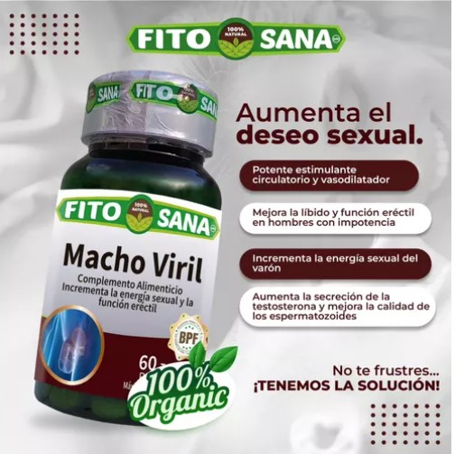 MACHO VIRIL X 60 TAB FITOSANA